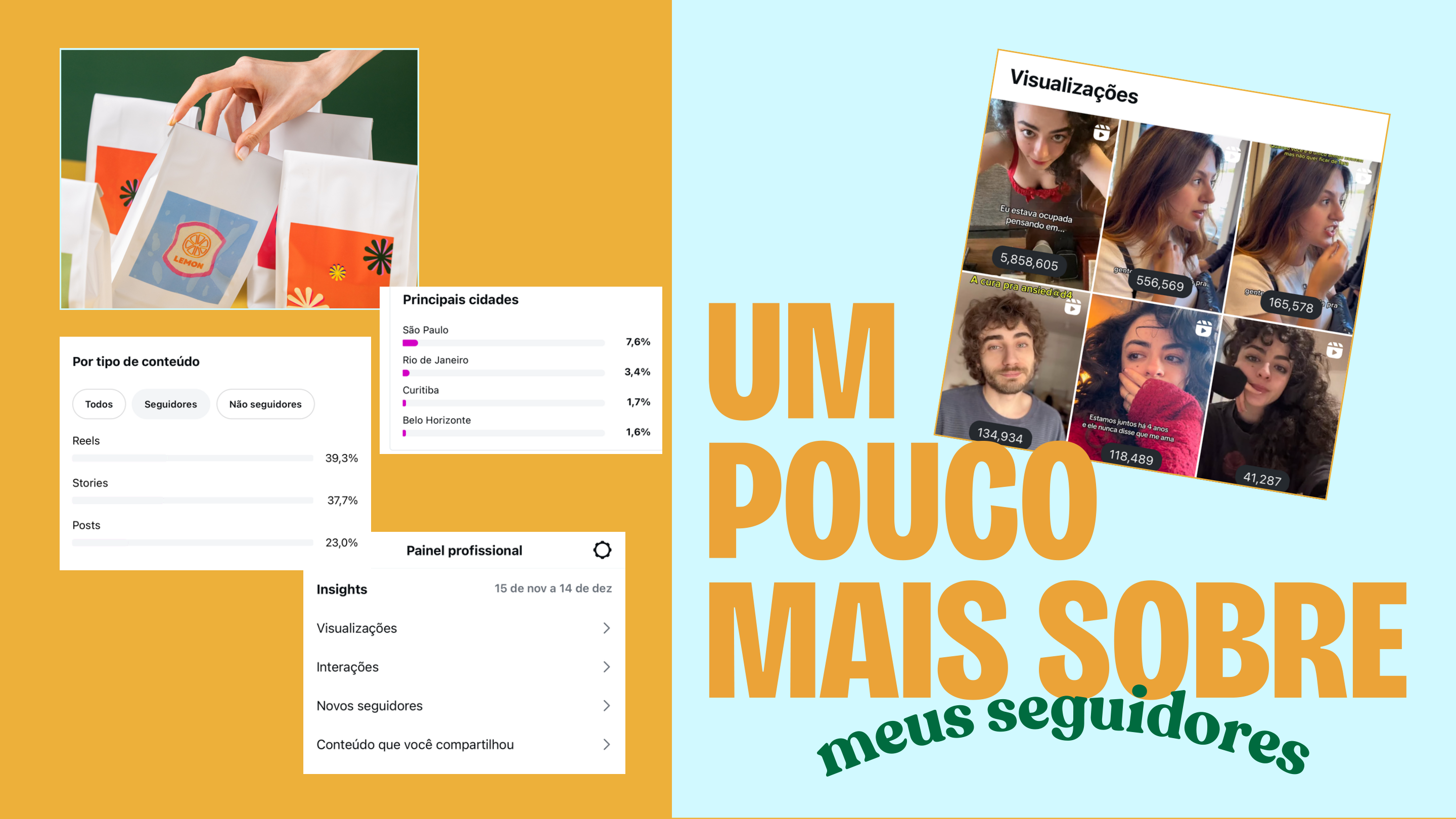 Um pouco mais sobre meus seguidores